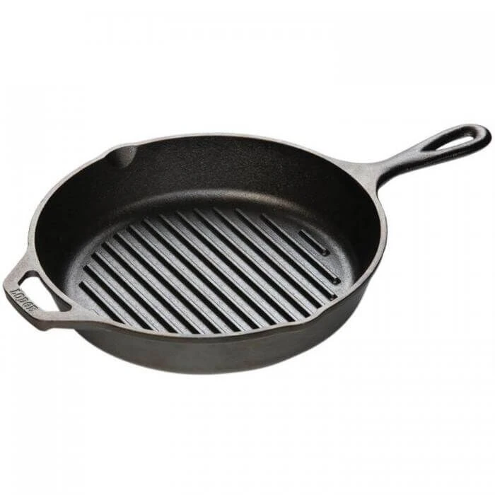 Lodge Logic Grillpan Rond ø 26 Cm Gietijzer 3 Lodge Logic Grillpan Rond ø 26 Cm Gietijzer