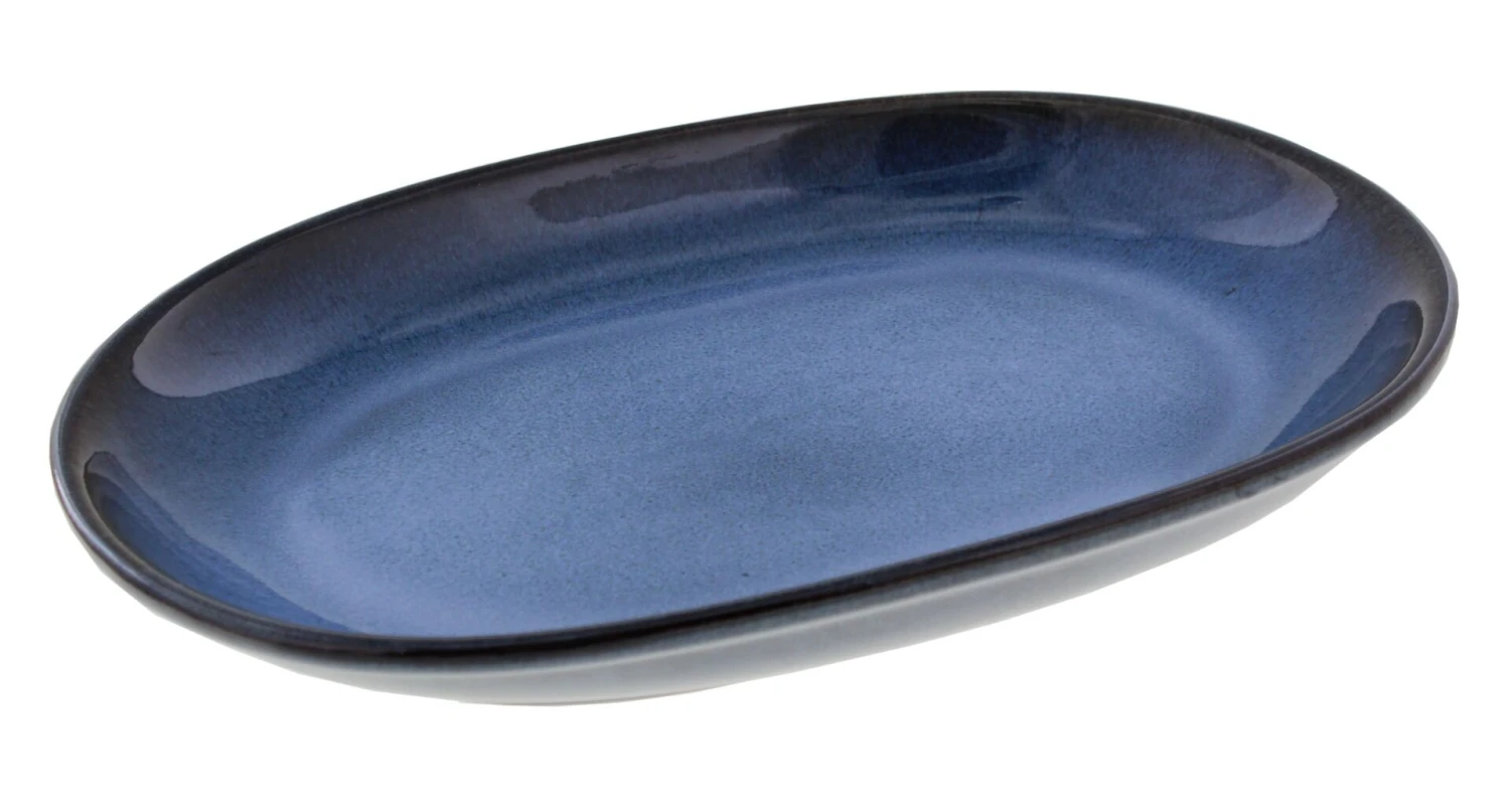 Oldenhof 1821 Ovale Serveerschaal ø 30,5 X 21 Cm Aardewerk Azuurblauw 3 Oldenhof 1821 Ovale Serveerschaal ø 30,5 X 21 Cm Aardewerk Azuurblauw