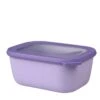Mepal Cirqula Rechthoekige Kom Met Deksel 1,5 Liter Kunststof Vivid Lilac -Keukenbenodigdheden Winkel 106257074600 mepal multi bowl cirqula 1500 ml rectangular vivid lilac