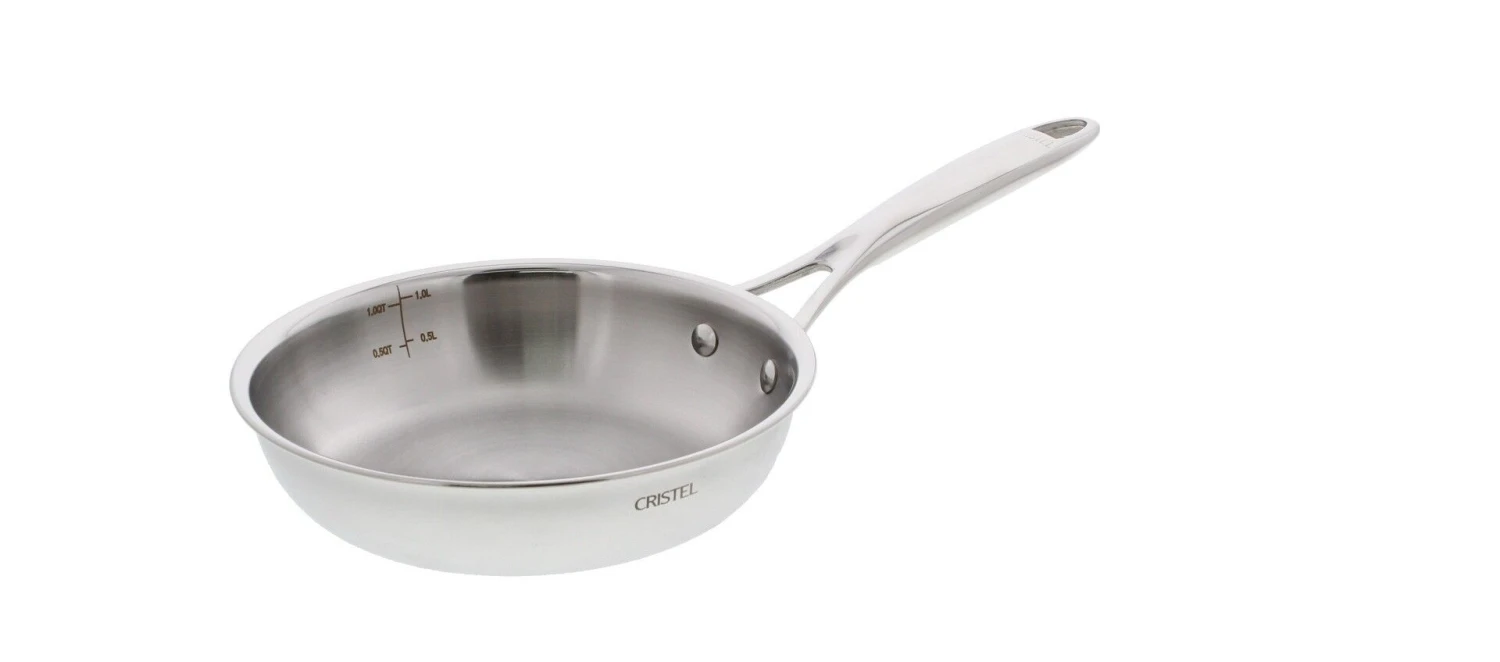 Cristel Castel'Pro Multiply Koekenpan ø 18 Cm Rvs 3 Cristel Castel'Pro Multiply Koekenpan ø 18 Cm Rvs