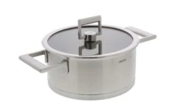 Cristel Strate Kookpan Met Glazen Deksel ø 20 Cm Rvs