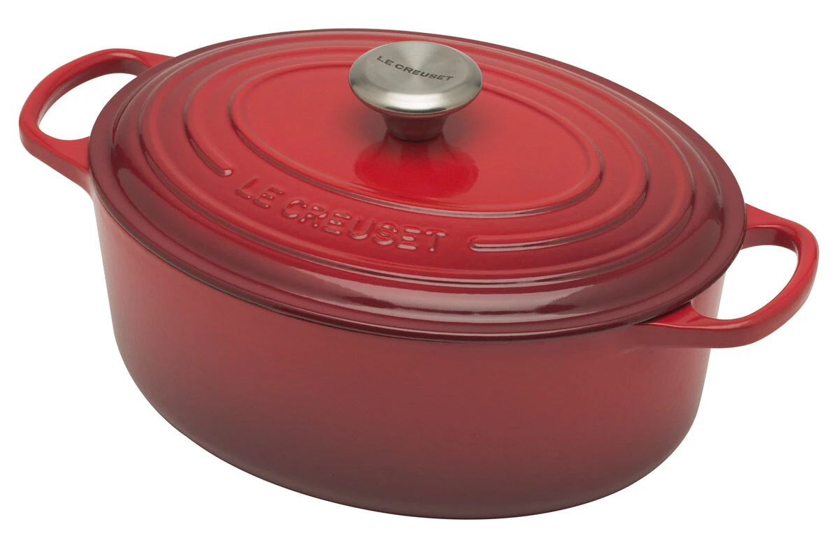 Le Creuset Signature Braadpan Ovaal 6,3 Liter ø 31 Cm Gietijzer Kersrood 3 Le Creuset Signature Braadpan Ovaal 6,3 Liter ø 31 Cm Gietijzer Kersrood