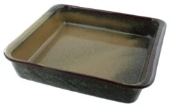 Oldenhof 1821 Vierkante Ovenschaal 30 X 30 X 6 Cm Aardewerk Mosgroen