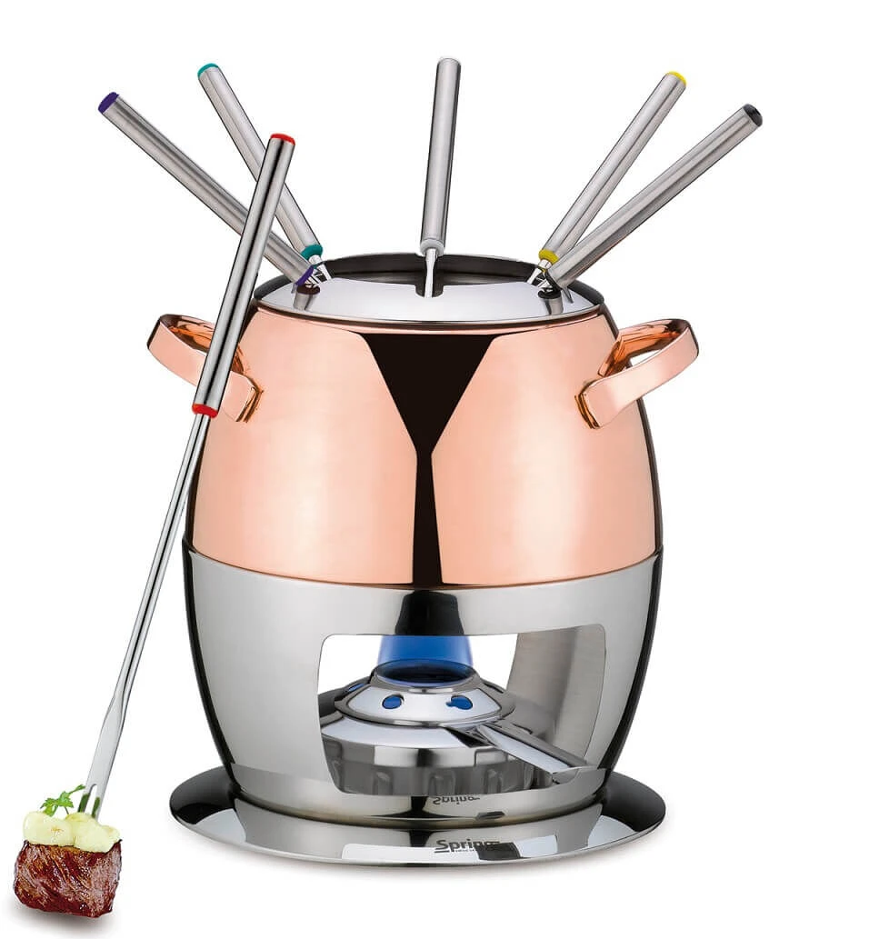 Spring Gstaad Culinox Fondueset ø 18 Cm 6-persoons 3 Spring Gstaad Culinox Fondueset ø 18 Cm 6-persoons