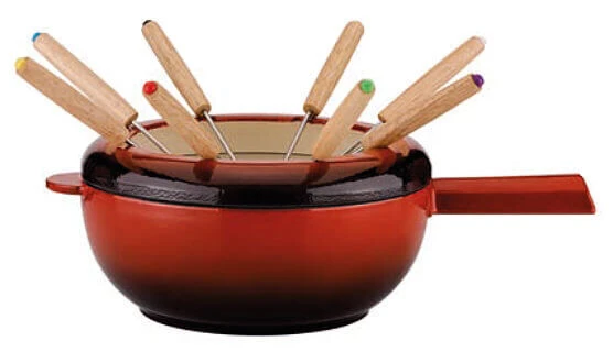 Spring Saas Fee Kaasfonduepan Zonder Rechaud ø 20 Cm 8-persoons Gietijzer Rood 3 Spring Saas Fee Kaasfonduepan Zonder Rechaud ø 20 Cm 8-persoons Gietijzer Rood