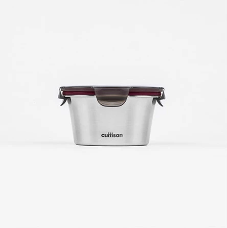 Cuitisan Foodcontainer Rond 920 Ml Rvs 3 Cuitisan Foodcontainer Rond 920 Ml Rvs