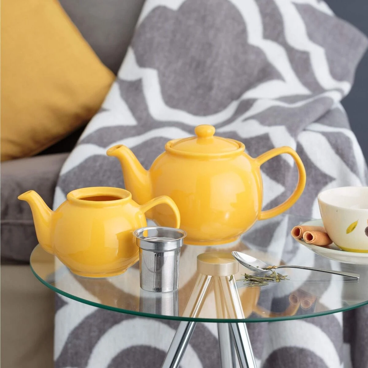 Price & Kensington Theepot 2 Kops 450 Ml Mosterdgeel 5 Price & Kensington Theepot 2 Kops 450 Ml Mosterdgeel - Afbeelding 3