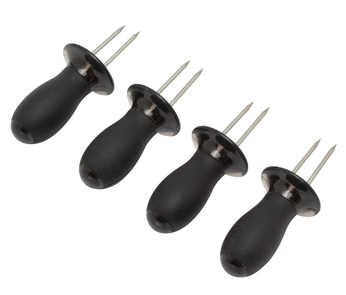 Küchenprofi Maiskolfhouders 7,5 Cm Kunststof Zwart 4 Stuks 3 Küchenprofi Maiskolfhouders 7,5 Cm Kunststof Zwart 4 Stuks