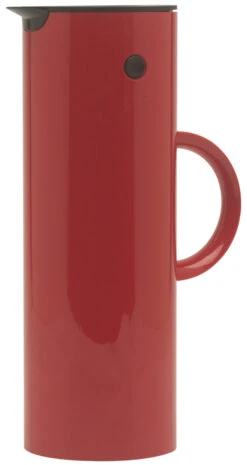 Stelton Classic Thermoskan 1 Liter Kunststof Donkerrood