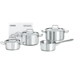 Oldenhof Como Pannenset Rvs Deksel 4-delig