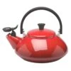 Le Creuset Zen Fluitketel 1,5 Liter Staal Kersrood -Keukenbenodigdheden Winkel 9584 42060 1