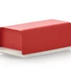 Alessi BG04 R Mattina Botervloot 21 X 9,5 Cm Porselein/rvs Rood -Keukenbenodigdheden Winkel bg04 r 01 1 1
