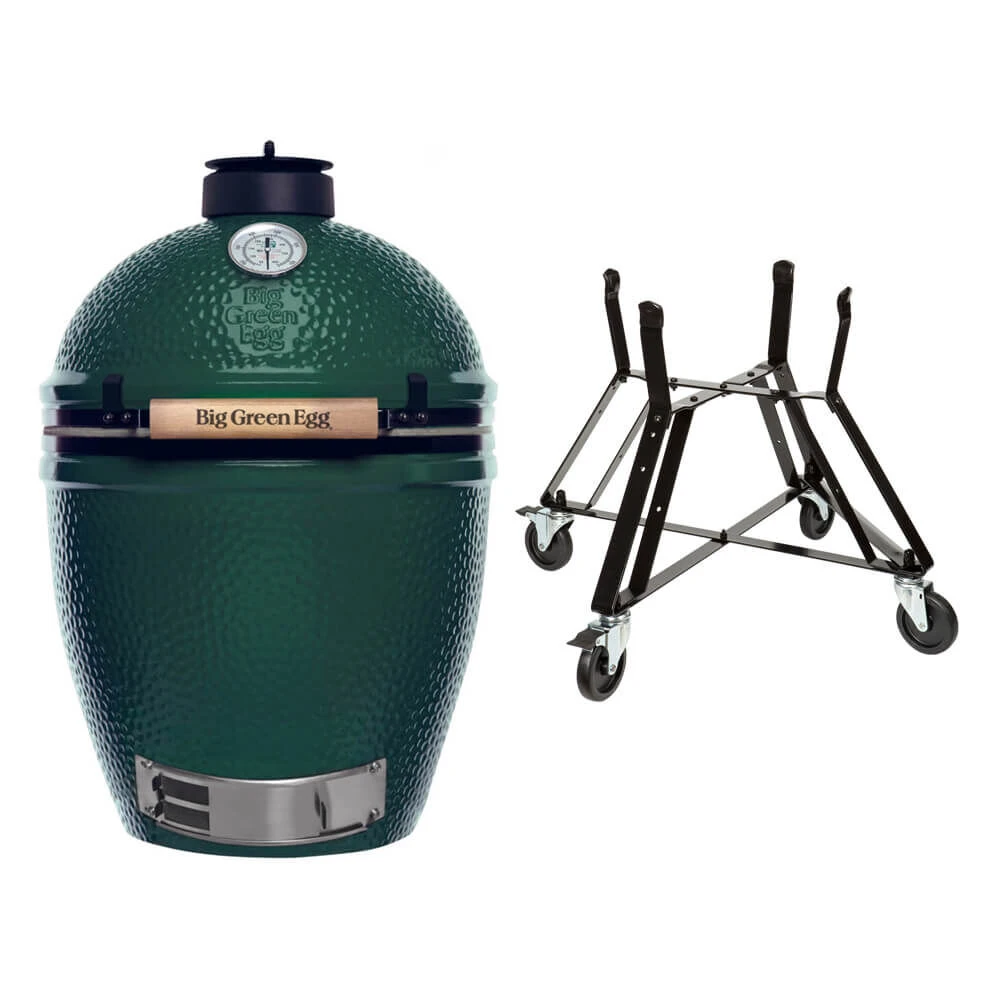 Big Green Egg Large Barbecue ø 47 Cm Keramiek Groen Met Onderstel 6 Big Green Egg Large Barbecue ø 47 Cm Keramiek Groen Met Onderstel - Afbeelding 4