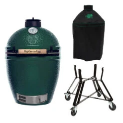 Big Green Egg Large Barbecue ø 47 Cm Keramiek Groen Met Onderstel En Hoes -Keukenbenodigdheden Winkel bge hoofd 2 large nest cover
