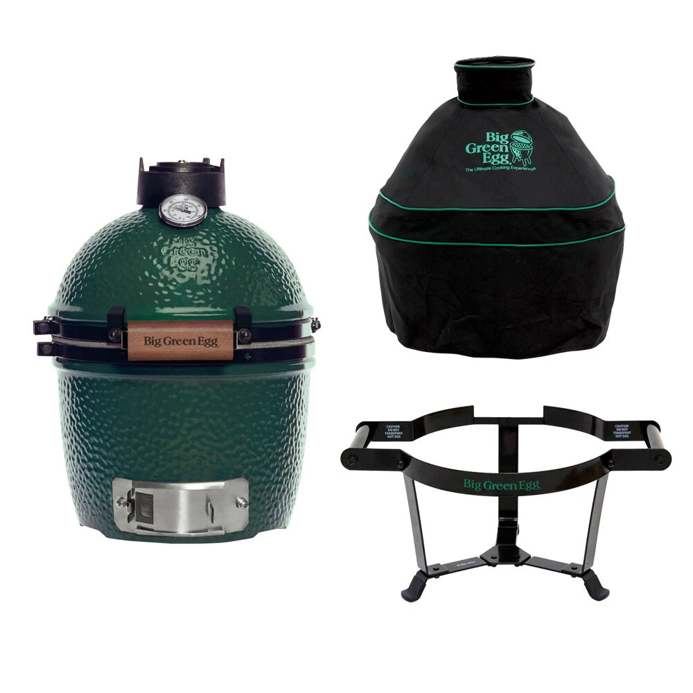 Big Green Egg Mini Barbecue ø 25 Cm Keramiek Groen Met Carrier En Hoes 3 Big Green Egg Mini Barbecue ø 25 Cm Keramiek Groen Met Carrier En Hoes