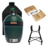 Big Green Egg Small Barbecue ø 33 Cm Keramiek Groen Met Onderstel, Acaciahouten Zijtafels En Hoes -Keukenbenodigdheden Winkel bge hoofd 2 small nest acacia handler cover