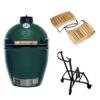 Big Green Egg Large Barbecue ø 47 Cm Keramiek Groen Met IntEGGrated Nest, Handler En Acaciahouten Zijtafels -Keukenbenodigdheden Winkel bge hoofd 4 large integgrated nest handler acacia mates