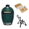 Big Green Egg Medium Barbecue ø 38 Cm Keramiek Groen Met IntEGGrated Nest, Handler En Acaciahouten Zijtafels 1 Big Green Egg Medium Barbecue ø 38 Cm Keramiek Groen Met IntEGGrated Nest, Handler En Acaciahouten Zijtafels -Keukenbenodigdheden Winkel bge hoofd 4 large integgrated nest handler acacia mates 1