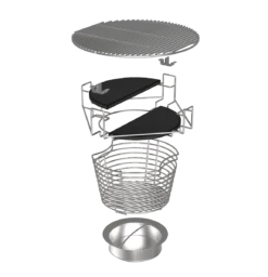 The Bastard Model 2022 Urban Large Compleet Barbecue Keramiek Matzwart -Keukenbenodigdheden Winkel binnenwerk the bastard 2022 min 1