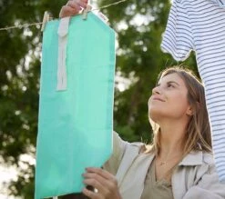 By Roll'eat Boc'n'Roll Bio Herbruikbaar Boterhamzakje 45 X 32 Cm Katoen Groen -Keukenbenodigdheden Winkel bnr verd lifestyle