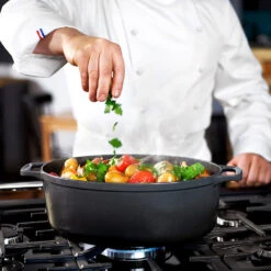 Chasseur Braadpan Ovaal 5 Liter ø 29 Cm Gietijzer Mat Zwart -Keukenbenodigdheden Winkel braeter life neu05