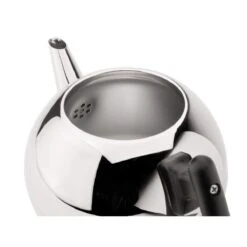 Bredemeijer Duet Bella Ronde Theepot 1,2 L Rvs/zwart -Keukenbenodigdheden Winkel bredemeijer bredemeijer duet bella ronde theepot 1 3 1