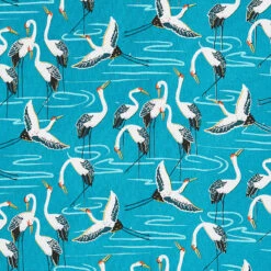 Ulster Weavers Cranes Schort Katoen Blauw -Keukenbenodigdheden Winkel cranes print 3