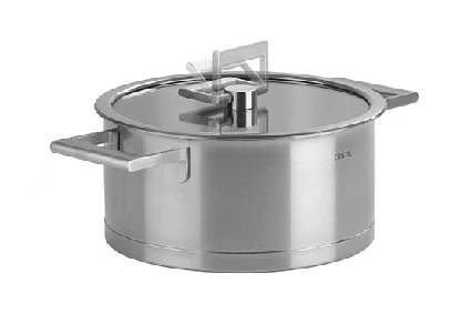 Cristel Strate Kookpan Met Glazen Deksel ø 24 Cm Rvs 4 Cristel Strate Kookpan Met Glazen Deksel ø 24 Cm Rvs - Afbeelding 2