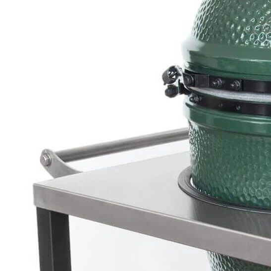 Big Green Egg Rvs Tafel Incl. Extra Large Barbecue 4 Big Green Egg Rvs Tafel Incl. Extra Large Barbecue - Afbeelding 2