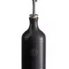 Emile Henry Olie- Of Azijnfles Keramiek 450 Ml Fusain -Keukenbenodigdheden Winkel emile henry olie azijnfles 045 ltr fusain zwart