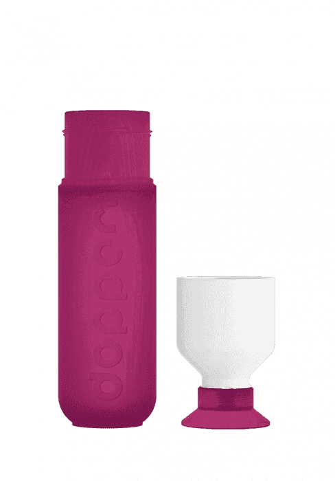 Dopper Waterfles 450 Ml Kunststof Funky Fuchsia 4 Dopper Waterfles 450 Ml Kunststof Funky Fuchsia - Afbeelding 2
