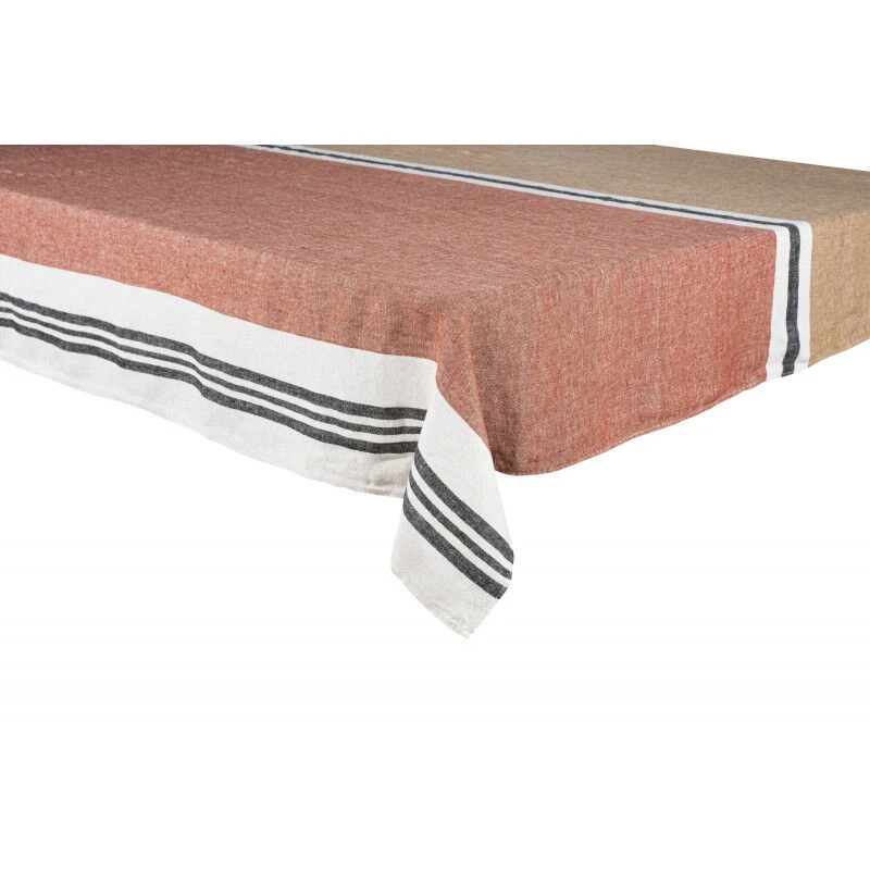 Haomy Trevise Tafelkleed 170 X 250 Cm Linnen Bruin 3 Haomy Trevise Tafelkleed 170 X 250 Cm Linnen Bruin