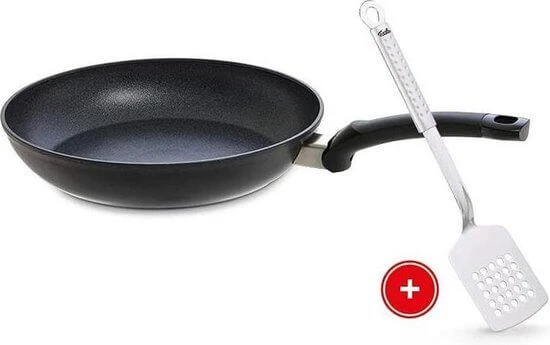Fissler Adamant Classic Koekenpan Met Magic Spatel ø 28 Cm Zwart 3 Fissler Adamant Classic Koekenpan Met Magic Spatel ø 28 Cm Zwart