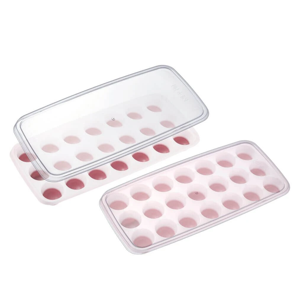 Westmark Ijsblokjesvorm Met Deksel Voor 42 Ijsblokjes Silicone Wit 2-delig 3 Westmark Ijsblokjesvorm Met Deksel Voor 42 Ijsblokjes Silicone Wit 2-delig