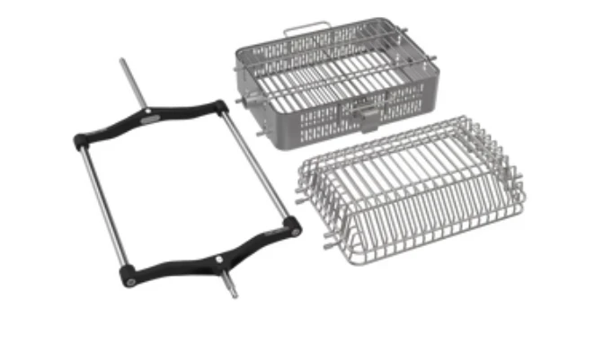 Kamado Joe Joetisserie Basket Kit Rvs 3 Kamado Joe Joetisserie Basket Kit Rvs