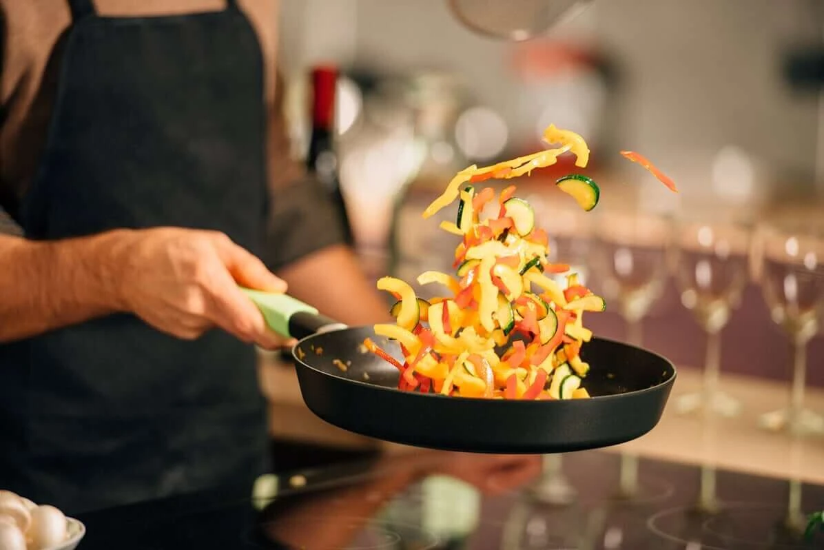 Gastrolux Squality Koekenpan Voor Inductie ø 24 Cm Aluminium Met Groene Greep 5 Gastrolux Squality Koekenpan Voor Inductie ø 24 Cm Aluminium Met Groene Greep - Afbeelding 3