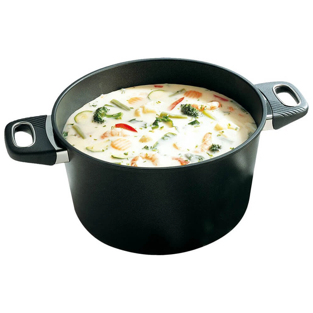 Gastrolux Expert Kookpan Hoog Voor Inductie ø 26 Cm 6 Liter Aluminium 4 Gastrolux Expert Kookpan Hoog Voor Inductie ø 26 Cm 6 Liter Aluminium - Afbeelding 2