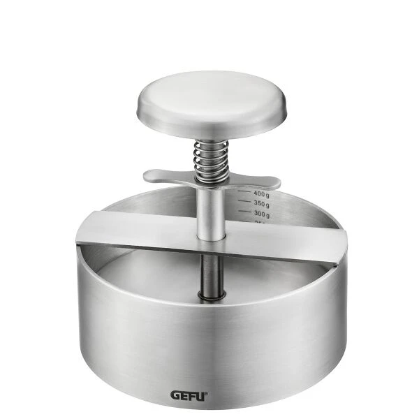 Gefu Patti Professionele Hamburgerpers ø 11,5 Cm Roestvrij Staal 3 Gefu Patti Professionele Hamburgerpers ø 11,5 Cm Roestvrij Staal