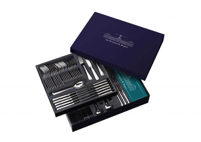 Keltum Perlé Bestekcassette 9-persoons Rvs 90-delig 3 Keltum Perlé Bestekcassette 9-persoons Rvs 90-delig