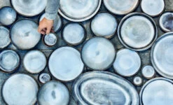 Serax Pure Kommenset Met Deksel ø 14 Cm H 15 Cm Keramiek Dark Blue Glazed 3-delig -Keukenbenodigdheden Winkel pure 2020 1 990x600 15