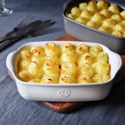 Emile Henry Rechthoekige Ovenschaal 29 X 19 Cm Keramiek Farine -Keukenbenodigdheden Winkel recht wit3 1