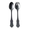 Sabre Old Fashion Slacouvert Kunststof Dark Grey 2-delig -Keukenbenodigdheden Winkel salad set 2 pcs old fashion dark grey ga hd