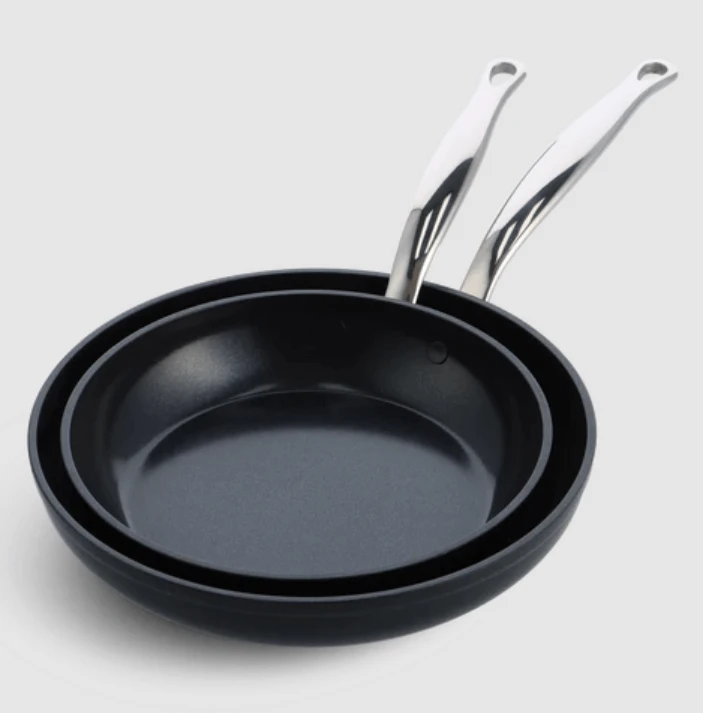 Greenpan Barcelona Pro Koekenpannenset Met Keramische Laag ø 24 + 28 Cm 3 Greenpan Barcelona Pro Koekenpannenset Met Keramische Laag ø 24 + 28 Cm