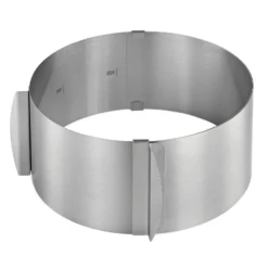 Küchenprofi Verstelbare Taartring Extra Hoog Rond ø 16 - 30 Cm Rvs