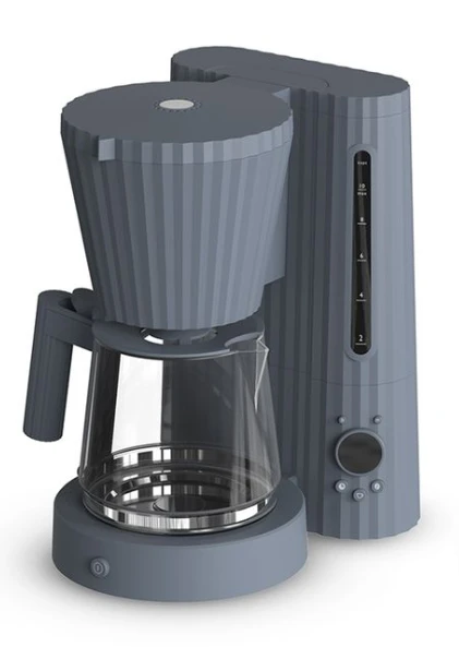 Alessi Plissé Koffiezetapparaat 1,5 Liter Kunststof Grijs 3 Alessi Plissé Koffiezetapparaat 1,5 Liter Kunststof Grijs