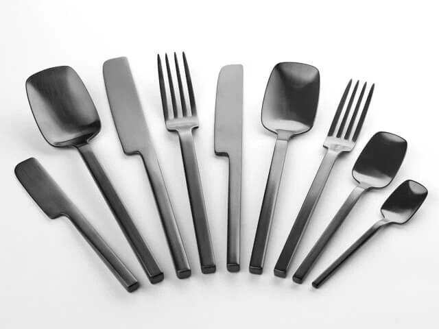 Serax HEII Marcel Wolterinck Bestekset In Giftbox Antraciet 24-delig 4 Serax HEII Marcel Wolterinck Bestekset In Giftbox Antraciet 24-delig - Afbeelding 2