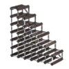 Traditional Wine Rack Co. Wijnrek Voor Onder De Trap 61,2 X 22,8 Cm Verbrande Eik Bruin 1 Traditional Wine Rack Co. Wijnrek Voor Onder De Trap 61,2 X 22,8 Cm Verbrande Eik Bruin -Keukenbenodigdheden Winkel stairs wijnrek onder trap verbrande eik