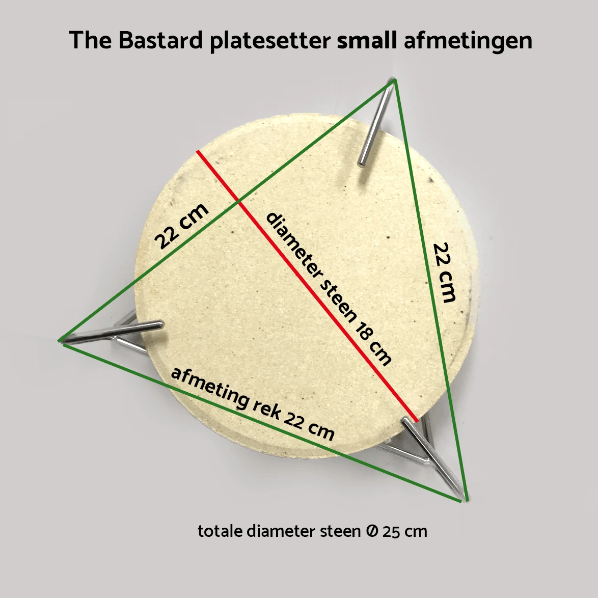 The Bastard Plate Setter Small Keramiek 4 The Bastard Plate Setter Small Keramiek - Afbeelding 2