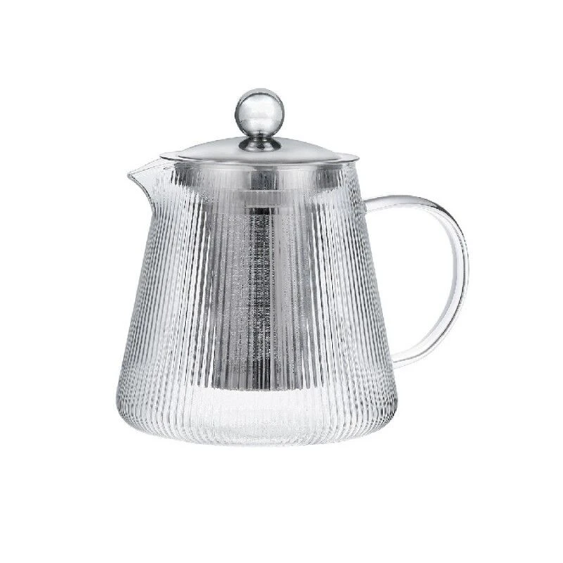 Cristel Darjeeling Theepot 1,2 Liter Rvs/glas 3 Cristel Darjeeling Theepot 1,2 Liter Rvs/glas