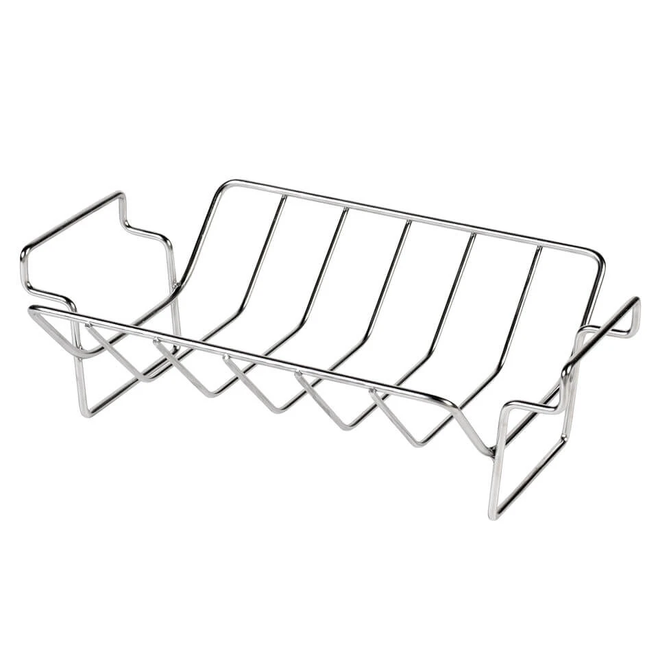 Big Green Egg Ribs And Roasting Rack Voor XXL, XL En L Rvs 3 Big Green Egg Ribs And Roasting Rack Voor XXL, XL En L Rvs